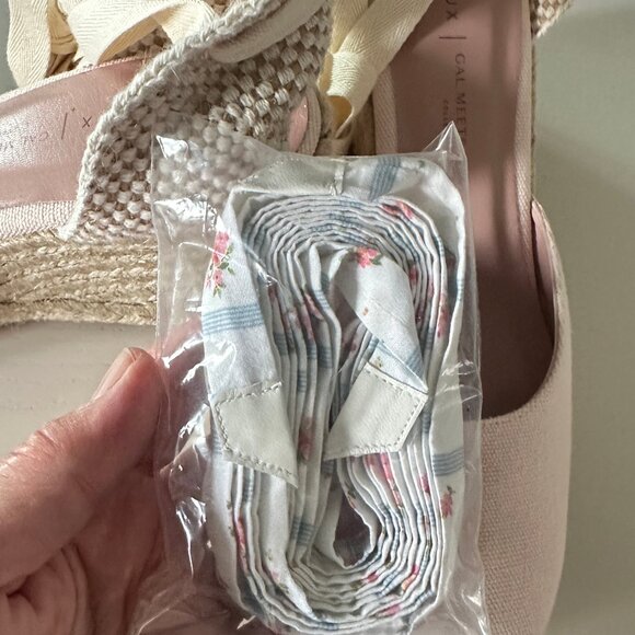 Brand New Gal Meets Glam X Margaux Collection Espadrilles Pink Size 39 M / 9 - Picture 6 of 7